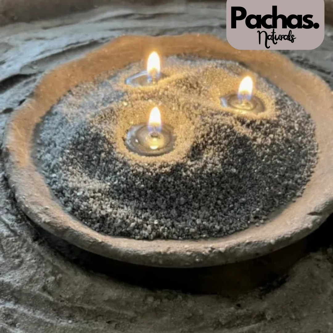 Natuurlijke Sand Wax Kaars