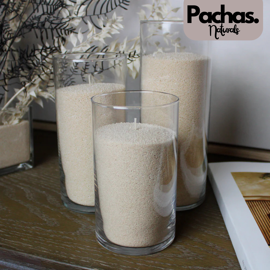 Natuurlijke Sand Wax Kaars