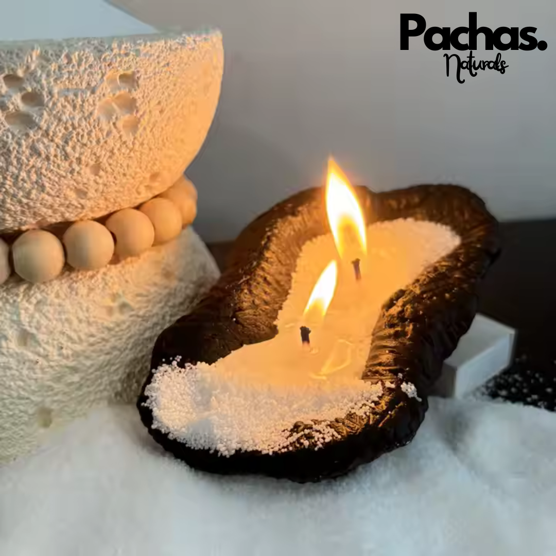 Natuurlijke Sand Wax Kaars